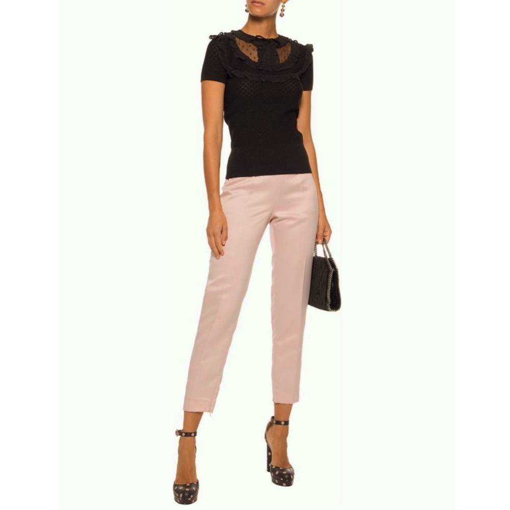 NWT 40 (Euro) RED Valentino Straight-Leg Pants - Picture 1 of 7